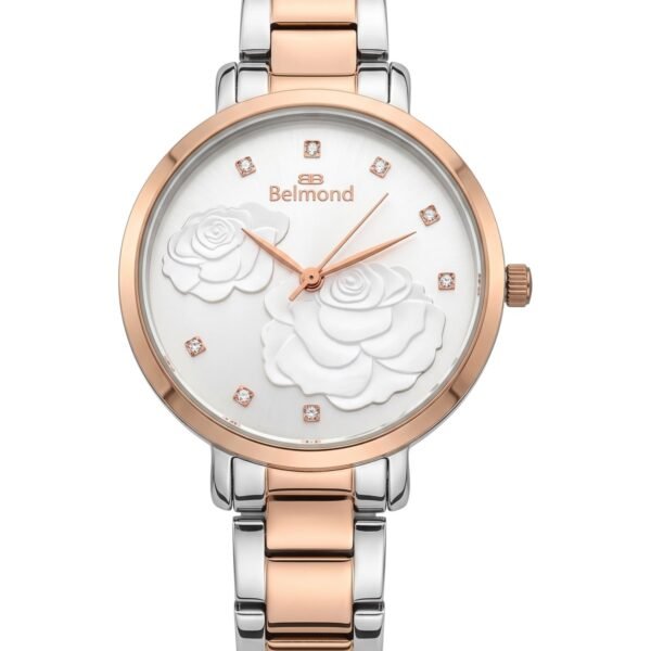 Belmond SRL1068.530 Gümüş Kadran Gümüş-Rose Çelik Kordonlu Kadın Kol Saati