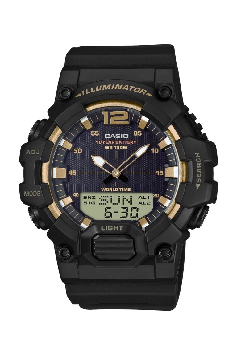 Casio HDC-700-9AVDF Siyah Kadran Siyah Silikon Kordonlu Analog-Dijital Erkek Kol Saati