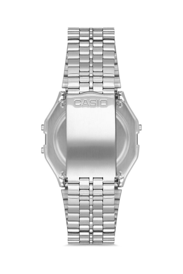 Casio Vintage A159W-N1DF Gümüş Metal Kordonlu Dijital Erkek Kol Saati - 4