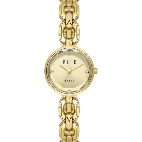 ELLE Paris EL.1.10015-3 Altın Kadran Altın Çelik Kordonlu Kadın Kol Saati