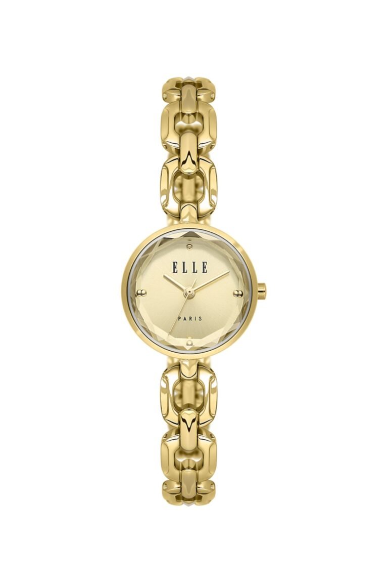ELLE Paris EL.1.10015-3 Altın Kadran Altın Çelik Kordonlu Kadın Kol Saati