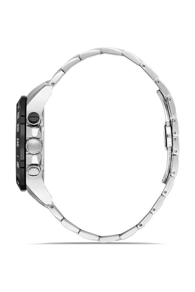 Jack Lorance JLS11712M.05 Kırmızı Kadran Gümüş Çelik Kordonlu Erkek Kol Saati - 3