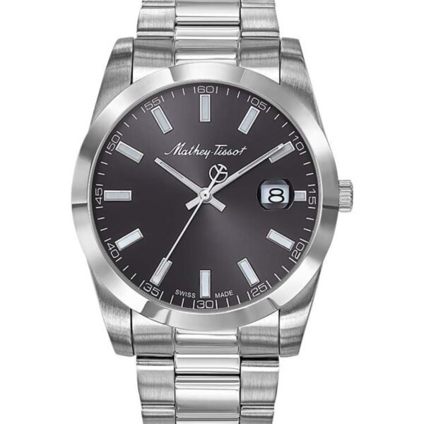 Mathey-Tissot Mathy I H450AN Siyah Kadran Çelik Kordonlu Erkek Kol Saati