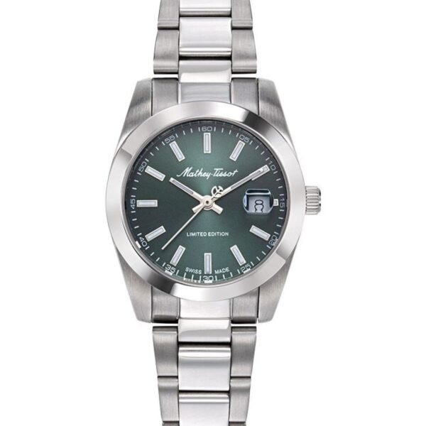 Mathey-Tissot Mathy Sunray D451VE Yeşil Kadran Çelik Kordonlu Kadın Kol Saati