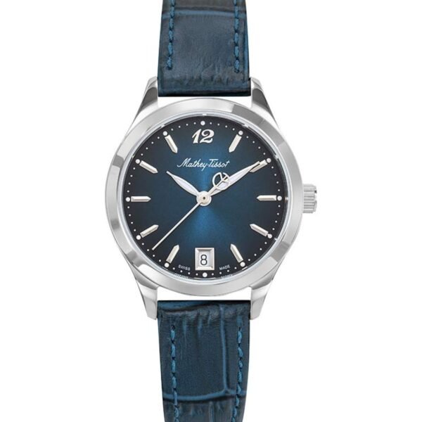 Mathey-Tissot Urban Leather D411ABU Lacivert Kadran Lacivert Deri Kordonlu Kadın Kol Saati