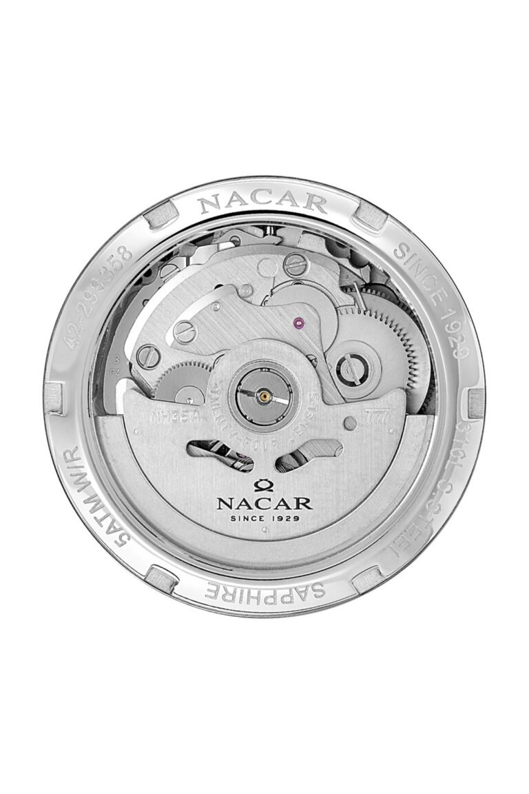 Nacar NC42-299358-AGM Gri Kadran Gümüş Çelik Kordonlu Otomatik Erkek Kol Saati - 4