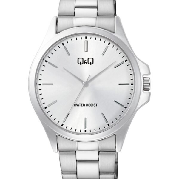 Q&Q C36A-003PY Gümüş Kadran Gümüş Metal Kordonlu Erkek Kol Saati