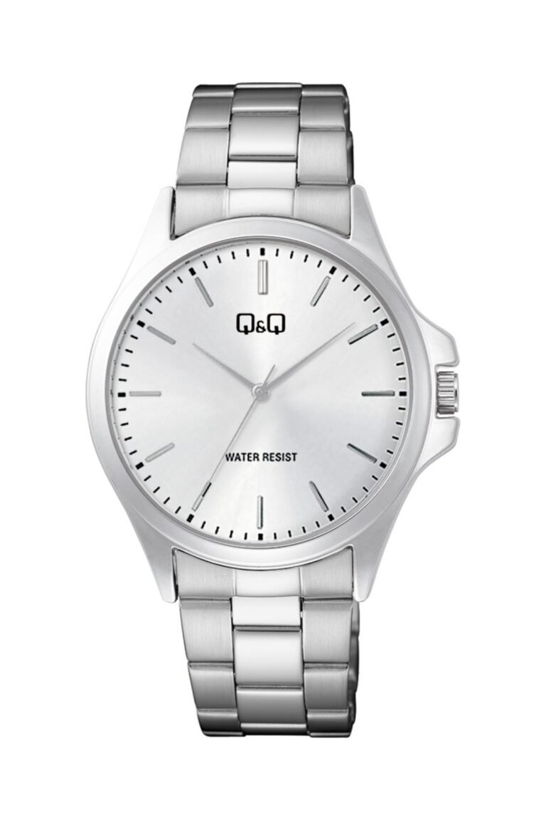 Q&Q C36A-003PY Gümüş Kadran Gümüş Metal Kordonlu Erkek Kol Saati