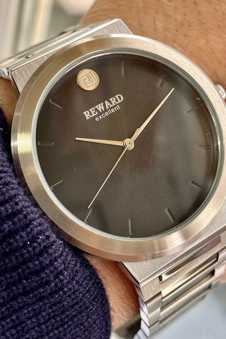 Reward RD613255M Siyah Kadran Çelik Kordonlu Erkek Kol Saati - 3