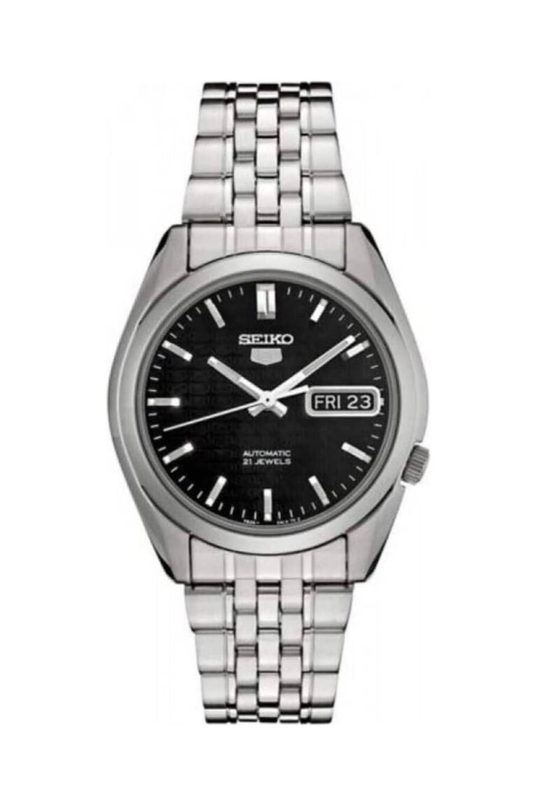 Seiko 5 SNK361J1 Siyah Kadran Çelik Kordonlu Otomatik Erkek Kol Saati - 2