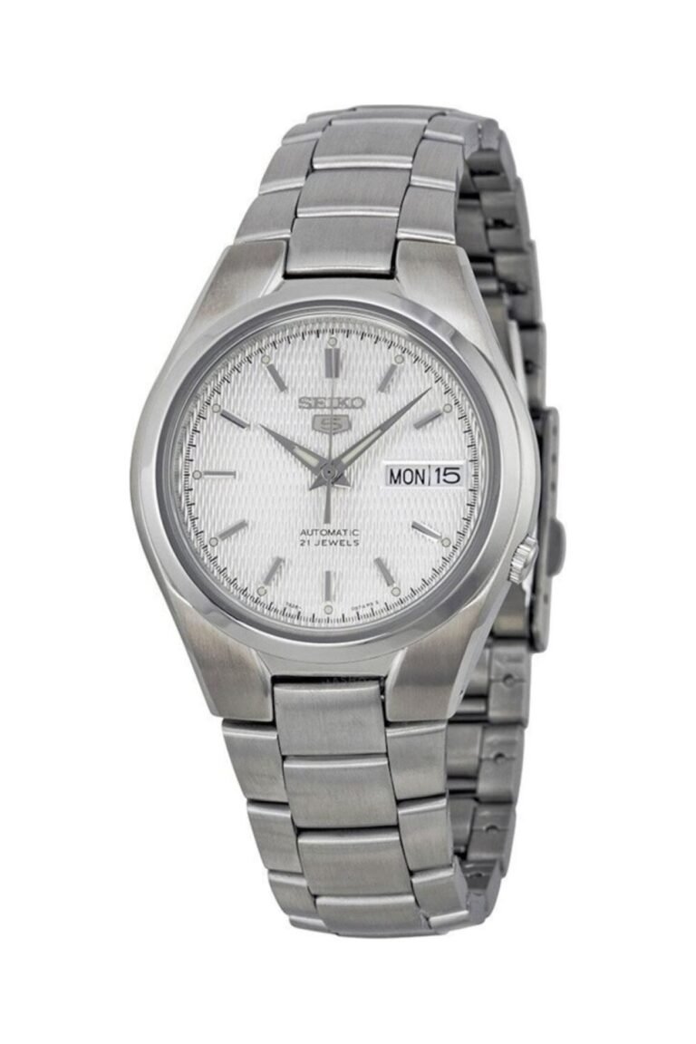 Seiko 5 SNK601K1 Beyaz Kadran Çelik Kordonlu Otomatik Erkek Kol Saati