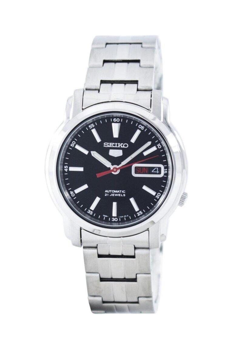 Seiko 5 SNKL83K1 Siyah Kadran Çelik Kordonlu Otomatik Erkek Kol Saati - 2