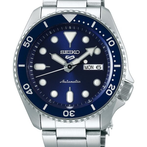 Seiko 5 Sports SRPD51 Lacivert Kadran Çelik Kordonlu Otomatik Erkek Kol Saati