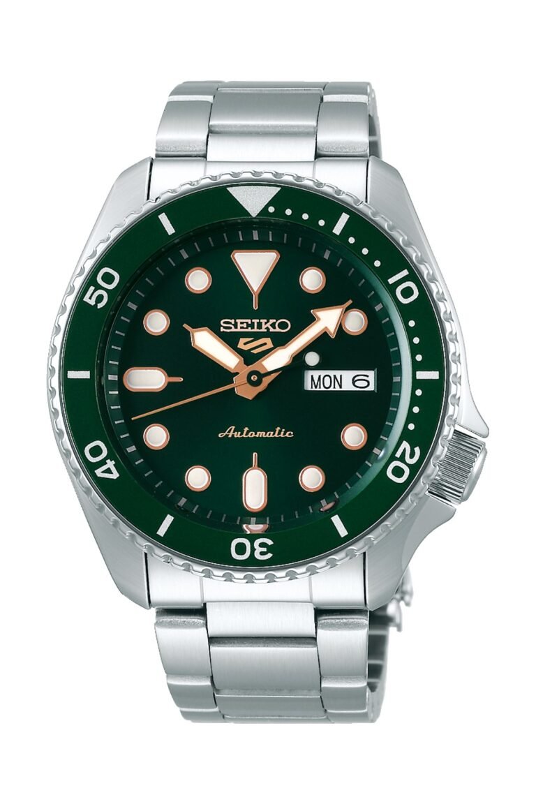 Seiko 5 Sports SRPD63 Yeşil Kadran Çelik Kordonlu Otomatik Erkek Kol Saati