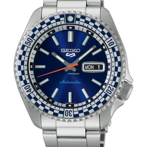 Seiko 5 Sports SRPK65K Lacivert Kadran Çelik Kordonlu Otomatik Erkek Kol Saati