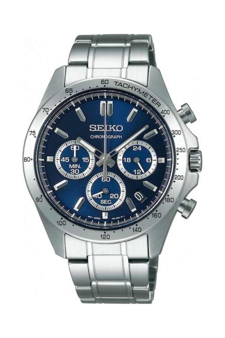 Seiko SBTR011 Lacivert Kadran Çelik Kordonlu Kronograf Erkek Kol Saati - 3