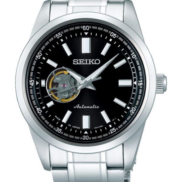Seiko SCVE053 Siyah Kadran Çelik Kordonlu Otomatik Erkek Kol Saati