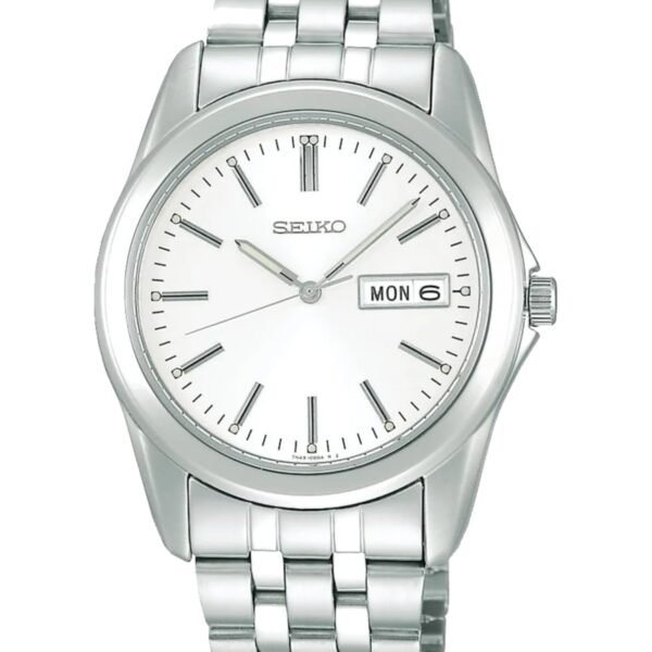 Seiko SCXC007 Beyaz Kadran Çelik Kordonlu Erkek Kol Saati