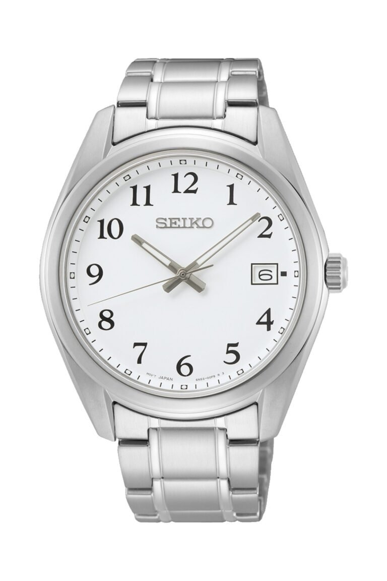 Seiko SUR459P1 Beyaz Kadran Çelik Kordonlu Erkek Kol Saati