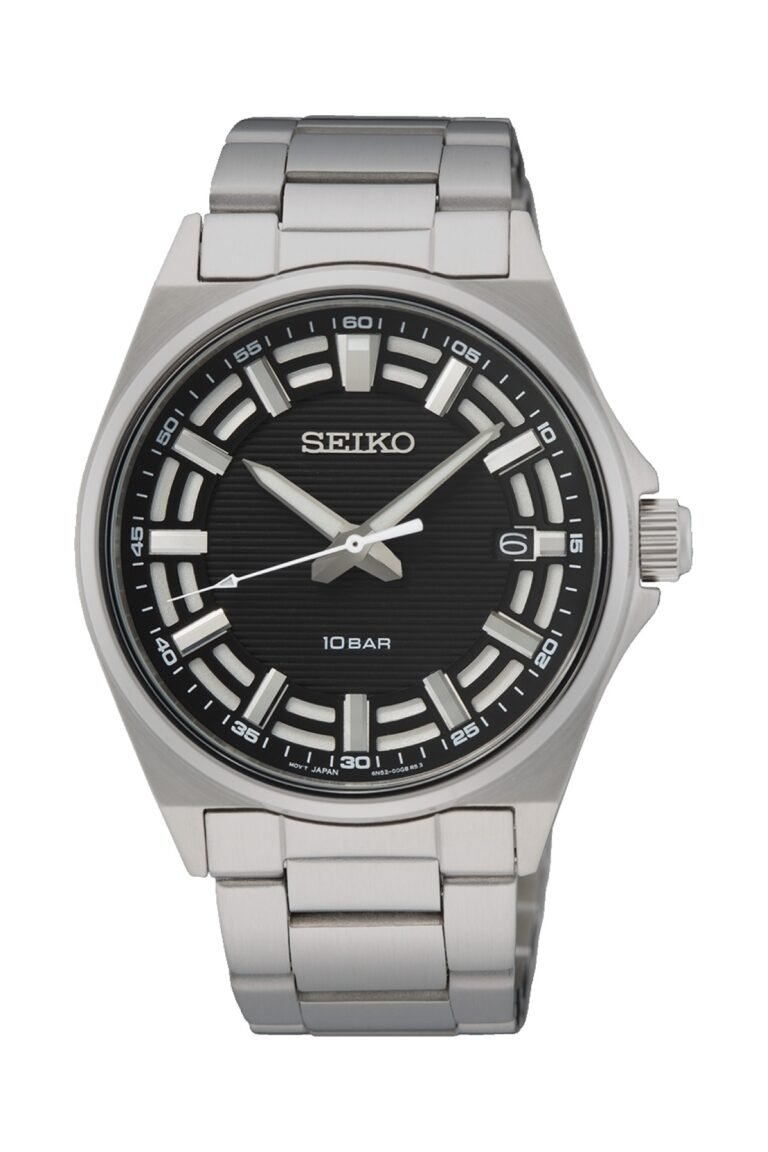 Seiko SUR505P1 Siyah Kadran Çelik Kordonlu Erkek Kol Saati