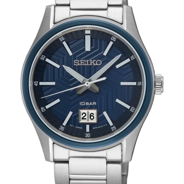 Seiko SUR559P1 Lacivert Kadran Çelik Kordonlu Erkek Kol Saati